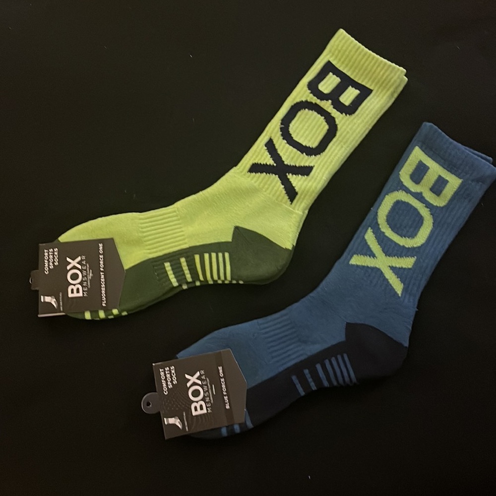 2 Pairs of Box Menswear Sport Socks
